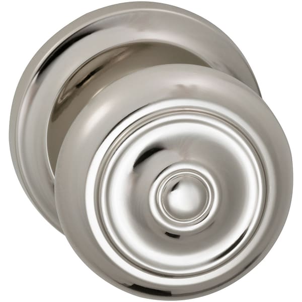 Knob 2-5/8" Rose Pass 2-3/8" BS T 1-3/8" Doors Bright Brass 473