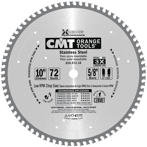 10" Stainless Steel Blade