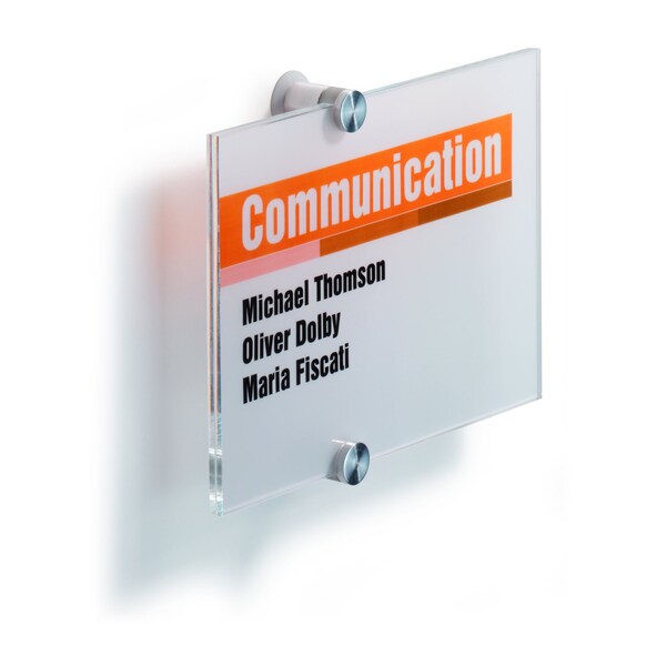 Crystal Sign, 8-3/8"Wx5-7/8"H