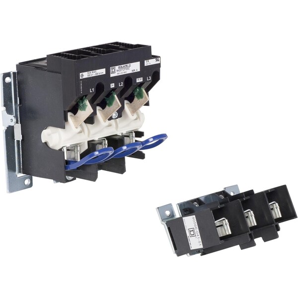 Operating mechanism, flange mounted, variable depth, 30A, 600V, H, K, J, R fuseholder, cable operated switch mechanism