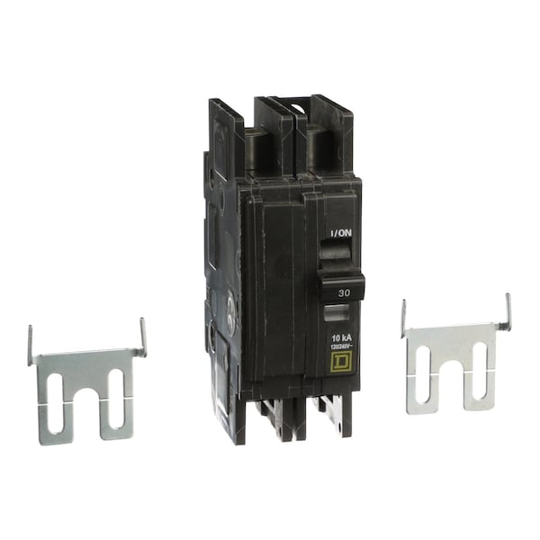 Miniature Circuit Breaker, QO Series, 30A, 2 Pole, 120/240V AC, 10kA at 120/240V AC