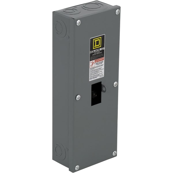 Circuit Breaker Enclosure, QO, 2 Spaces, 125A, 240V, 1 Phase