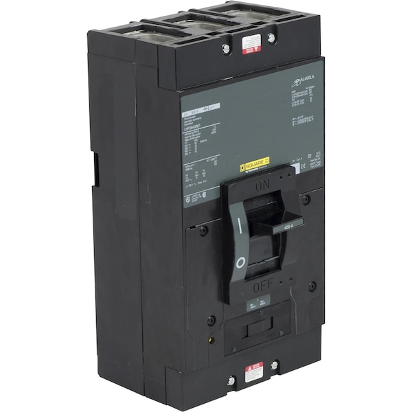 Molded Case Circuit Breaker, LEGACY MCCB Series, 400A, 3 Pole, 600V AC, 65kA at 240VAC