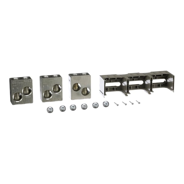 Circuit breaker accessory, PowerPacT M/P, lug kit, mechanical, 800A, 3/0 AWG to 750kcmil, unit mount and I-Line, Al, qty 3