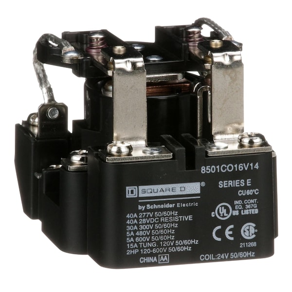 Panel Mount, Power Relay, 30 A, Screw