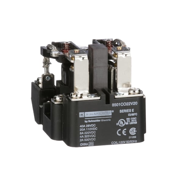 Panel Mount, Power Relay, 20 A, Screw