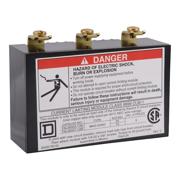Current limiting module, MAG-GUARD circuit breaker, FA, 3 or 7 Amp