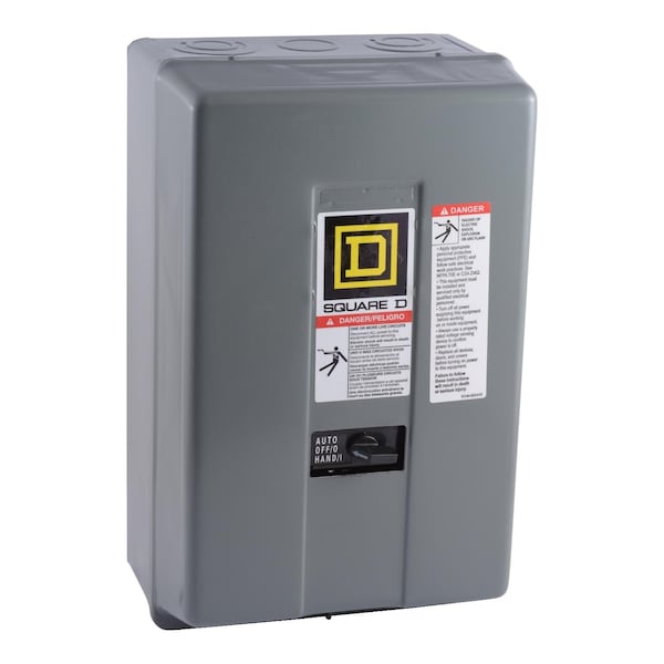 Contactor, Type L, multipole lighting, electrically held, 30A, 4 pole, 600V, 110/120VAC 50/60Hz coil, NEMA 1
