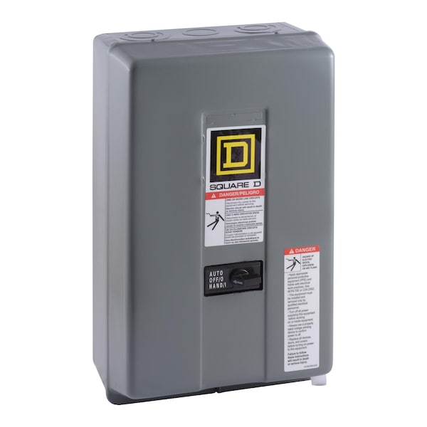 Contactor, Type L, multipole lighting, mechanically held, 30A, 12 pole, 600V, 110/120VAC 50/60Hz coil, NEMA 1