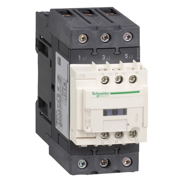 IEC Magnetic Contactor, 1NC/1NO, 12V DC, 3 P, Non-Reversing, Screw Clamp