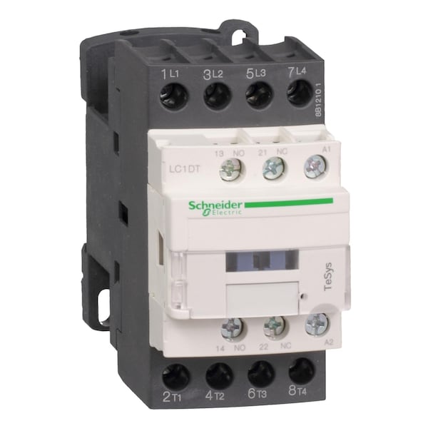 IEC Magnetic Contactor, 1NC/1NO, 24V AC, 4 P, Non-Reversing, Screw Clamp