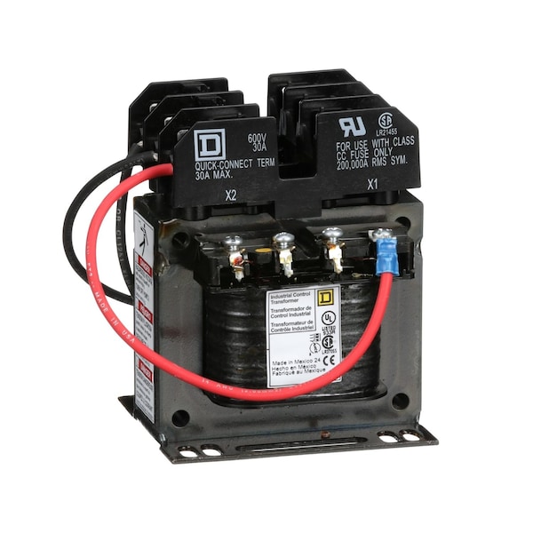 Control Transformer, 100 VA, 110/115/120V AC, 550V AC, 600V AC, 575V AC