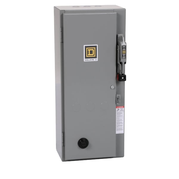Motor Starter, Non-Reversing, No Auxiliary Contacts, 110V-120V AC, 3 P