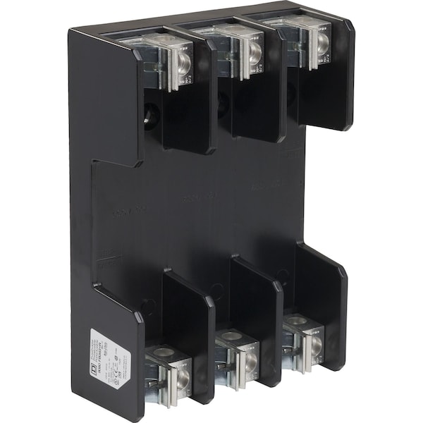 Power Distribution Block, 3 Pole, 100 A, 600 V, 2/0 AWG