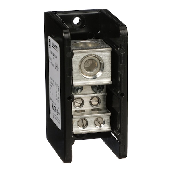 Power Distribution Block, Open, 1 Pole, 335 A Copper, 600 V AC/DC, Surface Mount
