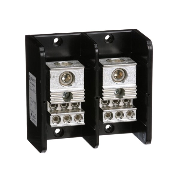 Power Distribution Block, Open, 2 Pole, 380 A Copper, 600 V AC/DC, Surface Mount