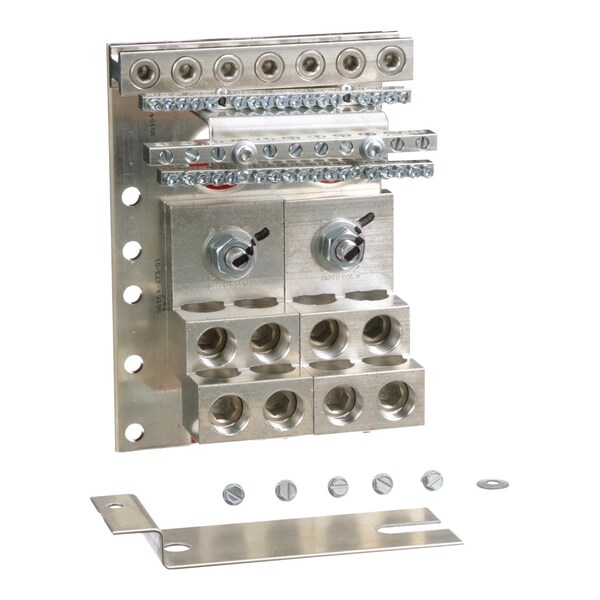 Solid neutral kit, I-Line Panelboard, HCR-U, 1200A, 14 AWG to 750kcmil, mechanical, SN