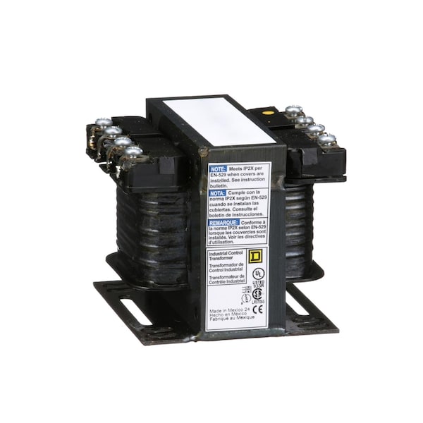 Control Transformer, 50 VA, Not Rated, 120V, 240/480/600V