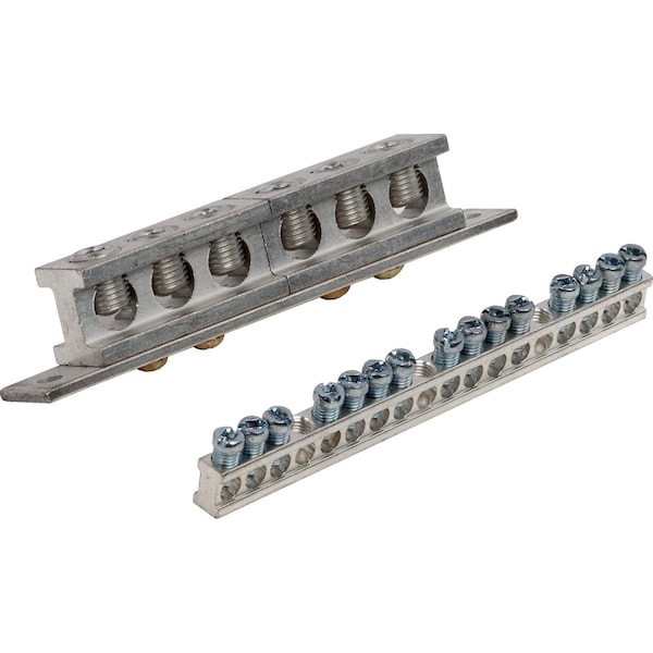 Load center accessory, QO/Homeline, ground bar kit, 21 terminals