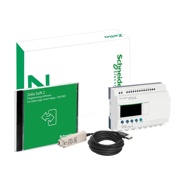 Compact discovery packs, Zelio Logic, smart relay discovery pack, 20 I/O, 100.240 V AC