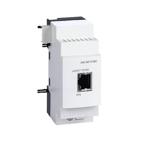 Communication interface, Zelio Logic SR2 SR3, Ethernet, for SR3 24V DC, smart relay