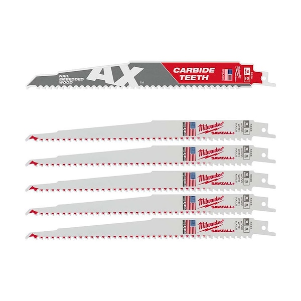 Carbide 5T 9L 1PK, 9" 5T Blades (5PK)