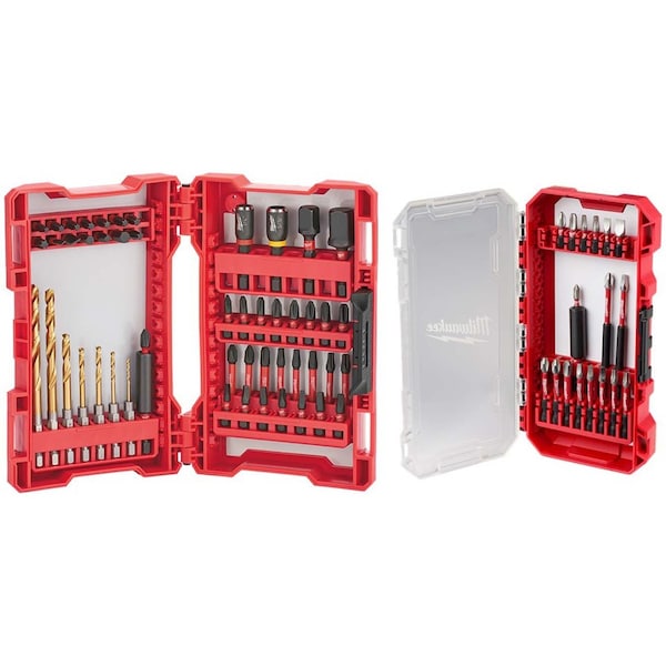 SHOCKWAVE Impact Duty Driver Bit Set -18PC + SHOCKWAVE Impact Duty Drill & Drive Set - 50PC