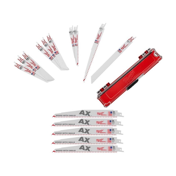 Recip Saw Blade Set, w/Recip Saw Blade, 9