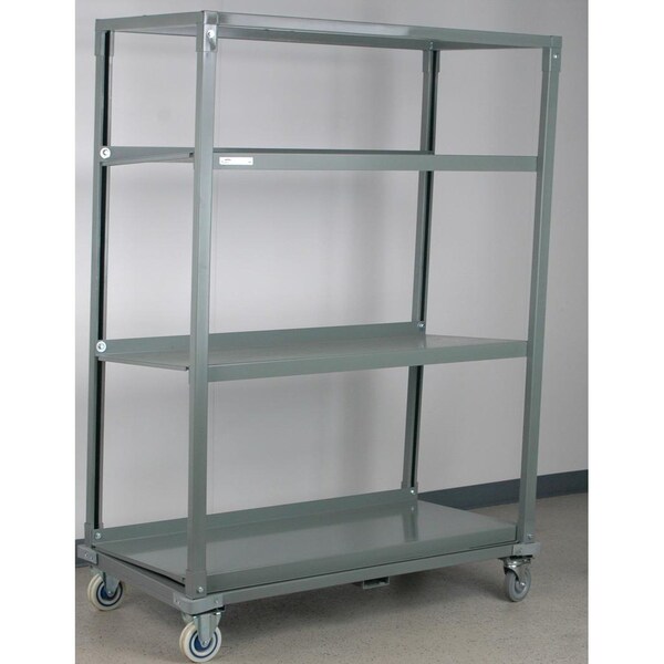 Sloped Steel Shelf Cart