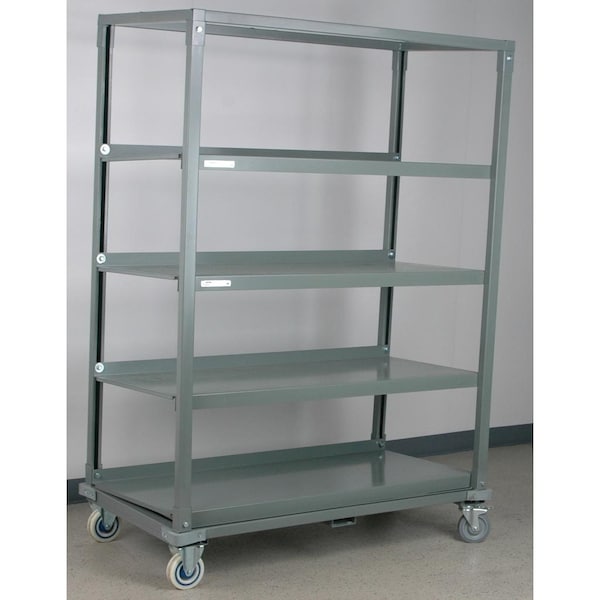 Sloped Steel Shelf Cart
