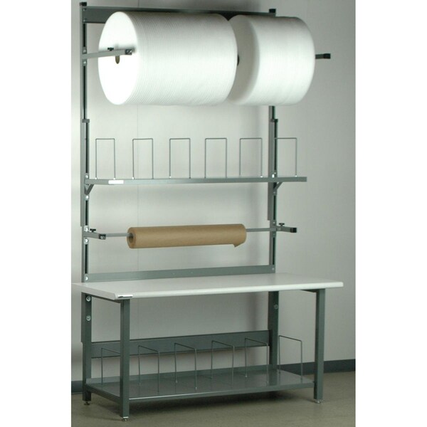 Double Deck Packing Work Bench, 60" W, 1000 lb.