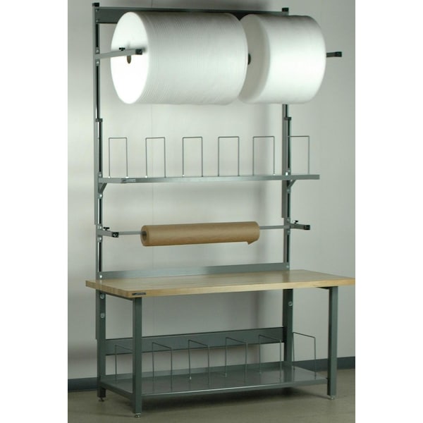 Double Deck Packing Work Bench, 60" W, 1000 lb.