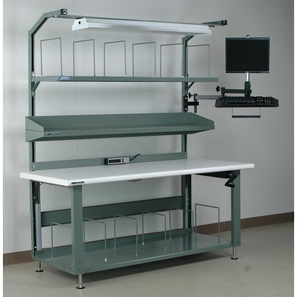 Packing Work Bench, 60" W, 28" to 40" Height, 1000 lb.