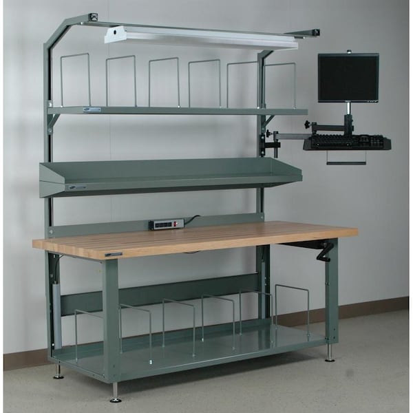 Packing Work Bench, 60" W, 28" to 40" Height, 1000 lb.