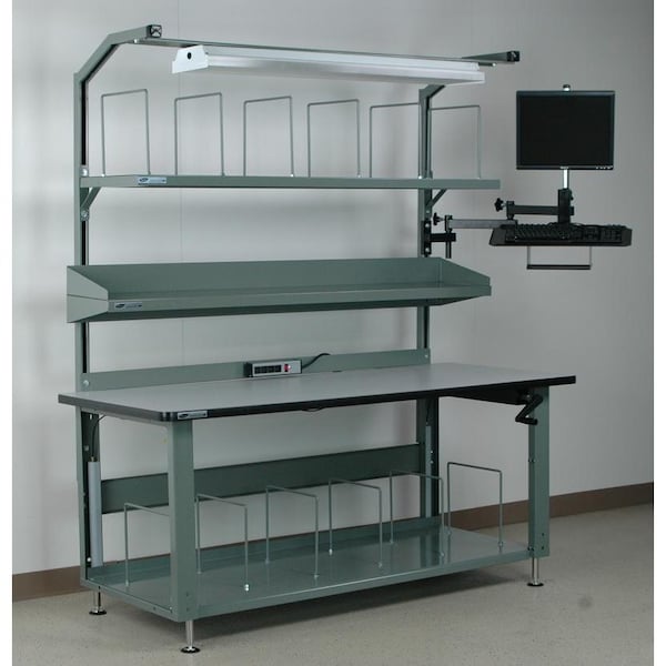 Hand Crank Packing Work Bench, 96" W, 1000 lb.