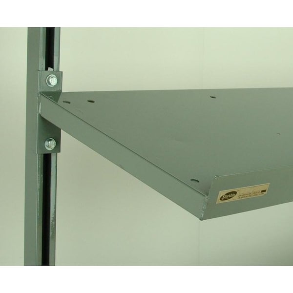 Angled Cantilevered Shelf, 16"D