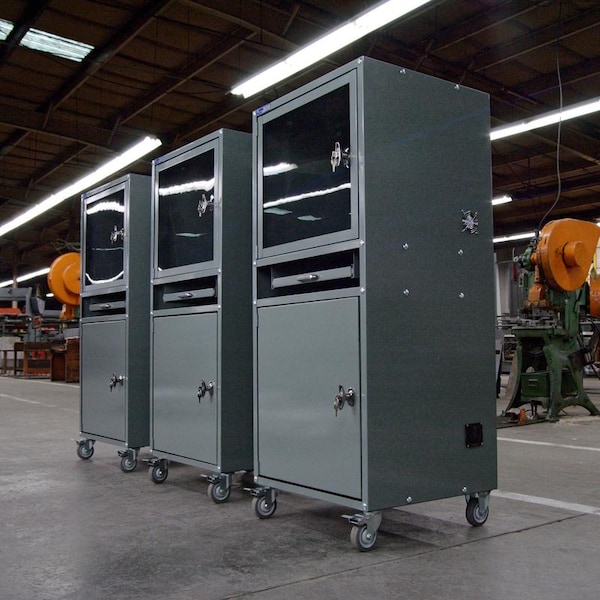 Enclosed Computer Cabinet