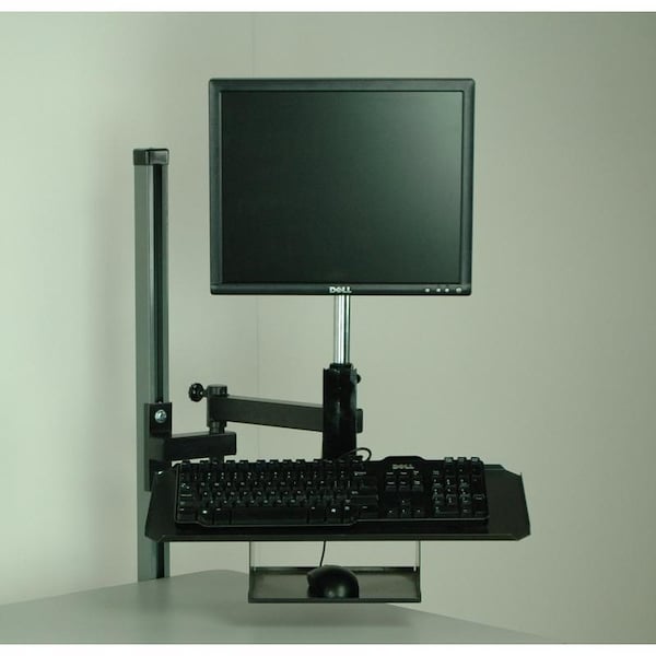 Flat Screen Monitor Arm, Keyboard And Mo