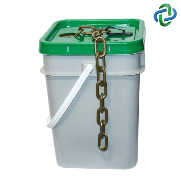 Khacki Gold Plastic Chain Pail 3"(#10, 7