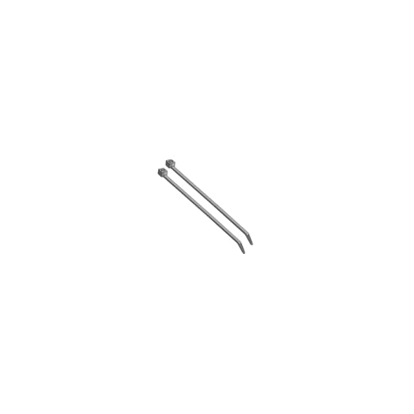 Cable Tie, 14 in L, Black, Polypropylene, 30 lb Strength, 100 PK