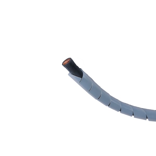 Spiral Wrap, 0.06 in Inside Dia., 1-1/2 in Max Bundle Dia., 100 ft, Polyethylene