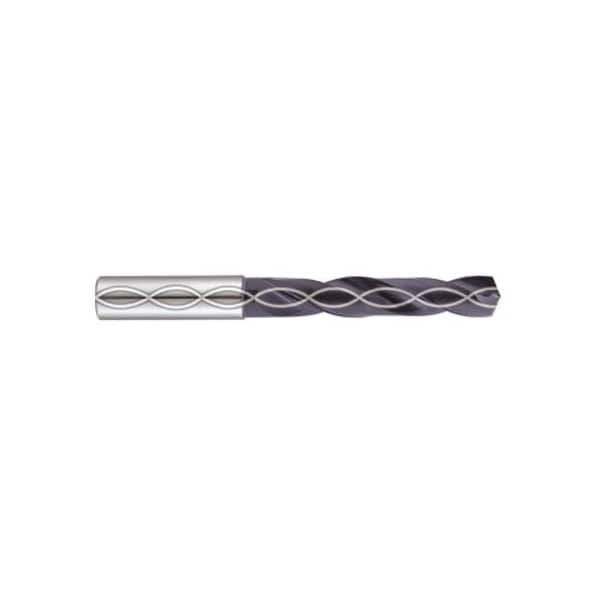 Solid Carbide Drill w/Coolant, 27/64 dia