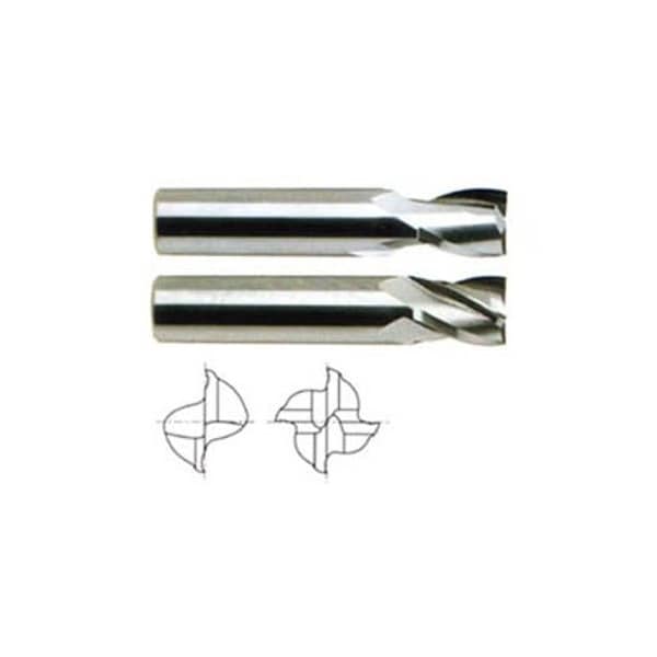 End Mill, 4 Flute, 1/2" x 1/2"x5/8"x2-1/2"