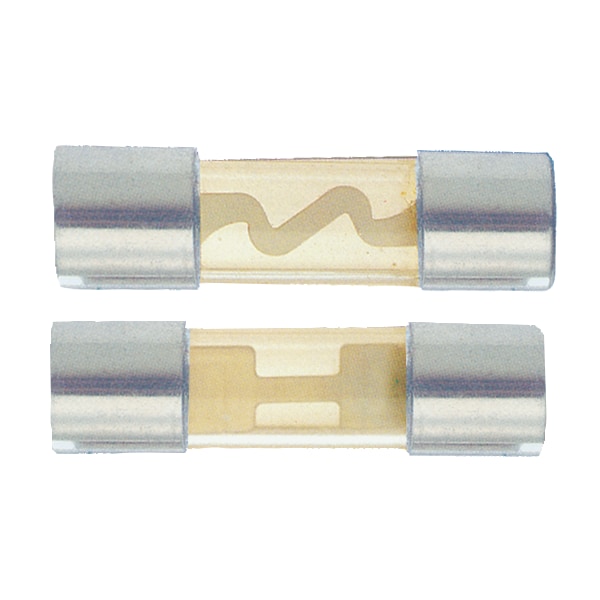 Glass Fuse, 10A, 32V AC, Clear, 100 PK