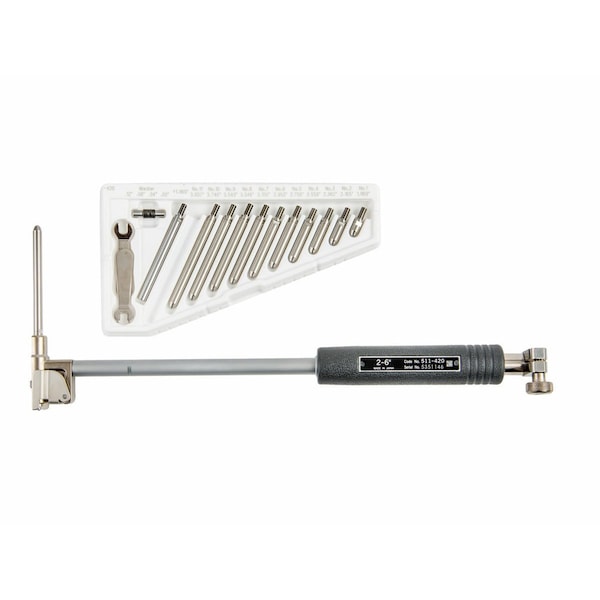 Bore Gage, Blind-Hole, 1.4-2.4", No Indicat
