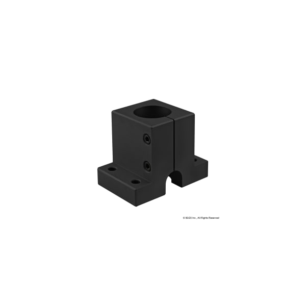 Blk 15S 1.5" Dia Single Shaft Base