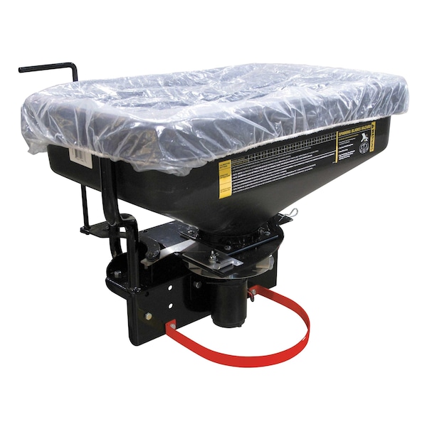 145 lb capacity ATV Broadcast Spreader For Dry Material, 5-45 ft W Spread, Variable Speed