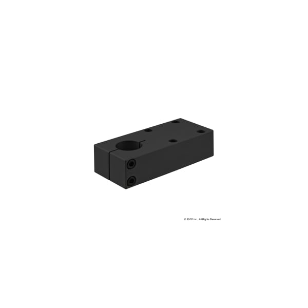 Sgl Pre Drilled Mounting Plate, 1" Dia