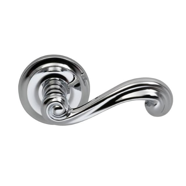 Lever 2-3/16" Rose Pass 2-3/4" BS T 1-3/4" Doors Bright Chrome 55