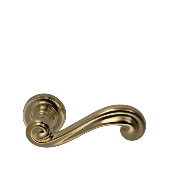 LVR 1-3/4" Rose Pass 234BS Full Lip 1-3/4" Doors ULQ Bright Brass 55